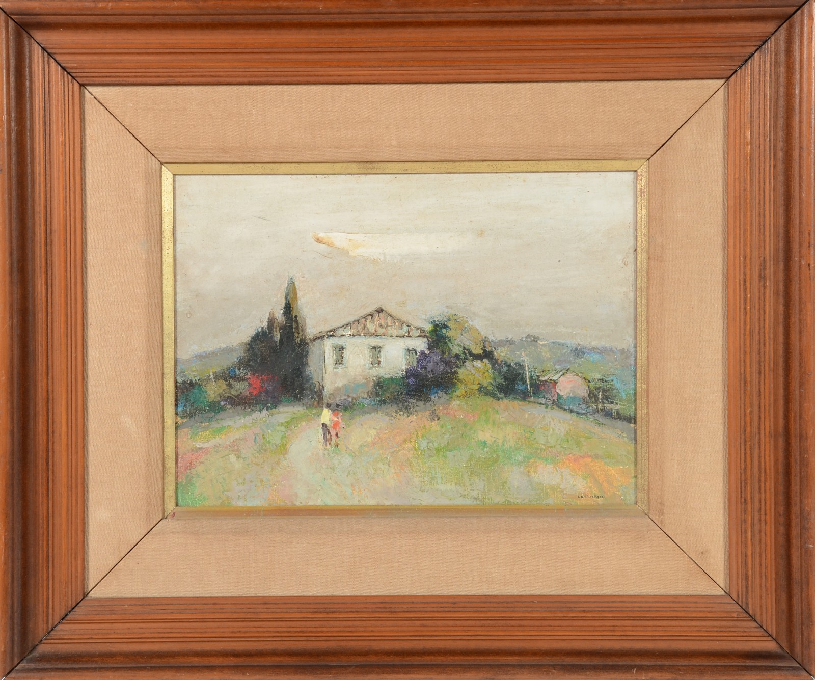  Domenico Lazzarini (1920-1987), Casário com Paisagem - foto 2 de 4