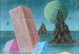 Walter Lewy (1905-1995), Surrealismo - Óleo sobre tela. Datado 1985.