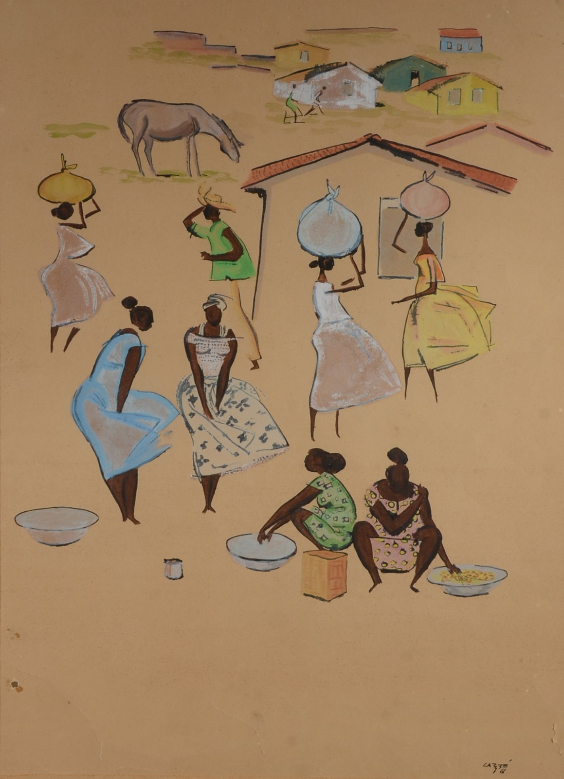 Hector Carybé (1911-1997), Lavadeiras - foto 1 de 5