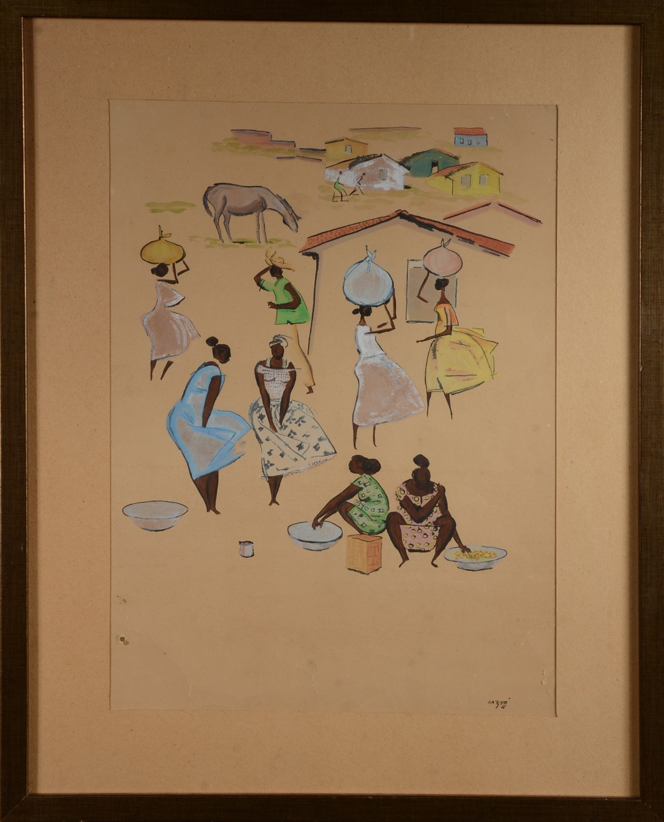 Hector Carybé (1911-1997), Lavadeiras - foto 2 de 5