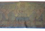 Eila Ampula (1916-2008), Santa Ceia - Tapeçaria. Apresenta furo e pequenos rasgos na parte inferior. Desgastes.