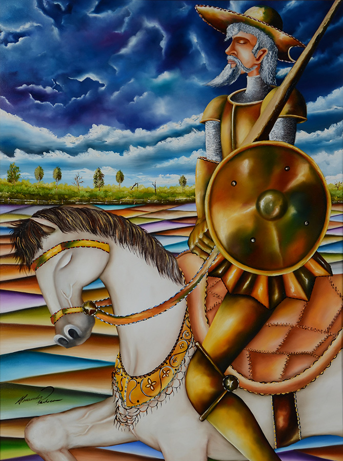 ALEXANDER PACHECO - Dom Quixote - ost - 80 x 60 - foto 2 de 4