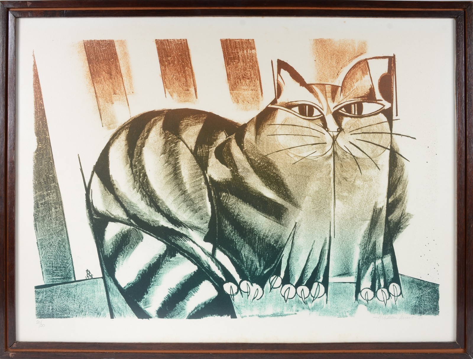 Aldemir Martins (1922-2006), Gato - foto 2 de 5