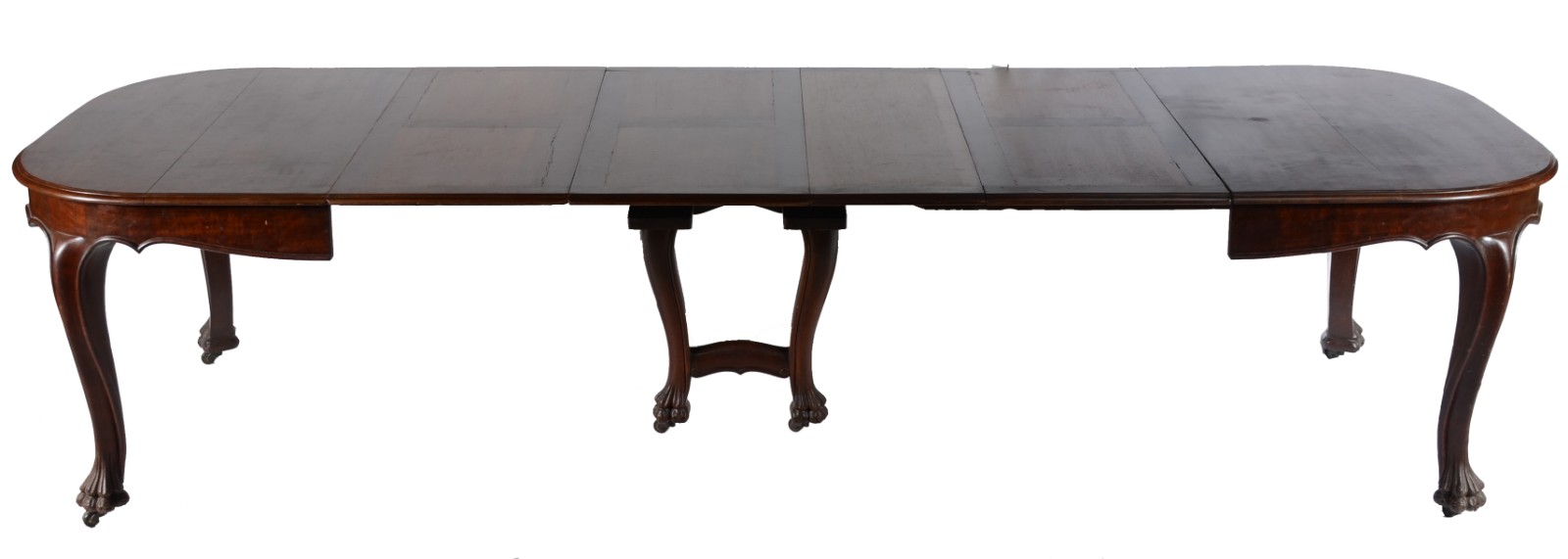 Belíssima mesa de jantar de madeira nobre, tampo oval com quatro... - foto 3 de 8