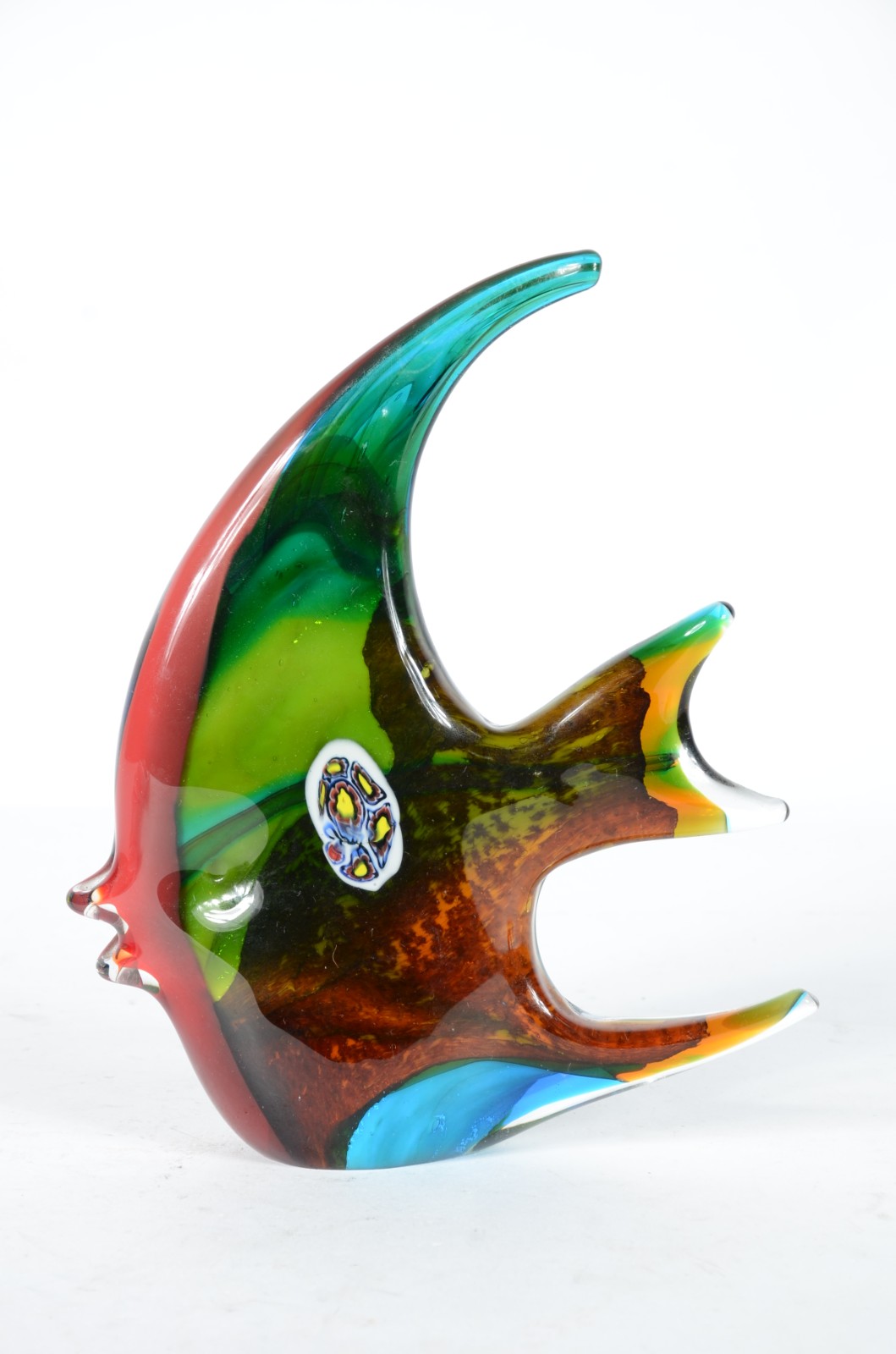 Escultura de murano representando peixe. - foto 1 de 3