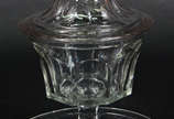 Antiga compoteira com presentoir de cristal Bac... - Antiga compoteira com presentoir de cristal Bacarat lapidação harcourt. Não apresenta marcas da cristallerie.