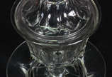 Antiga compoteira com presentoir de cristal Bac... - Antiga compoteira com presentoir de cristal Bacarat lapidação harcourt. Não apresenta marcas da cristallerie.