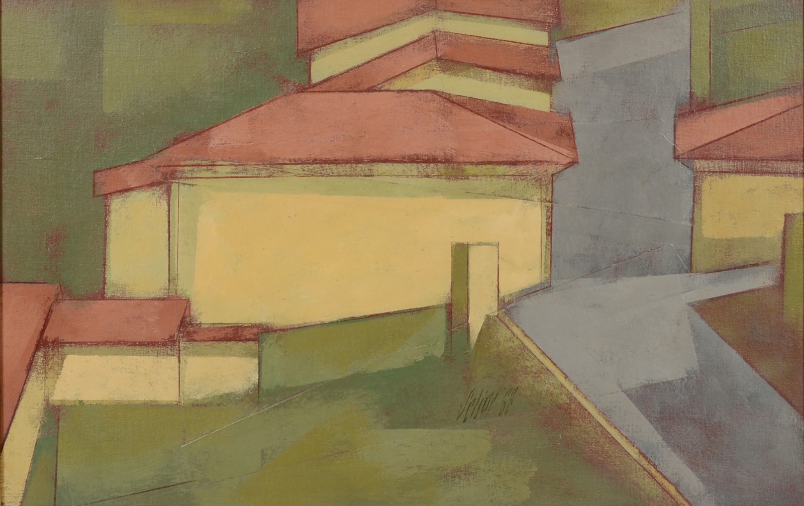 Carlos Scliar (1920-2001), Paisagem III - foto 1 de 5