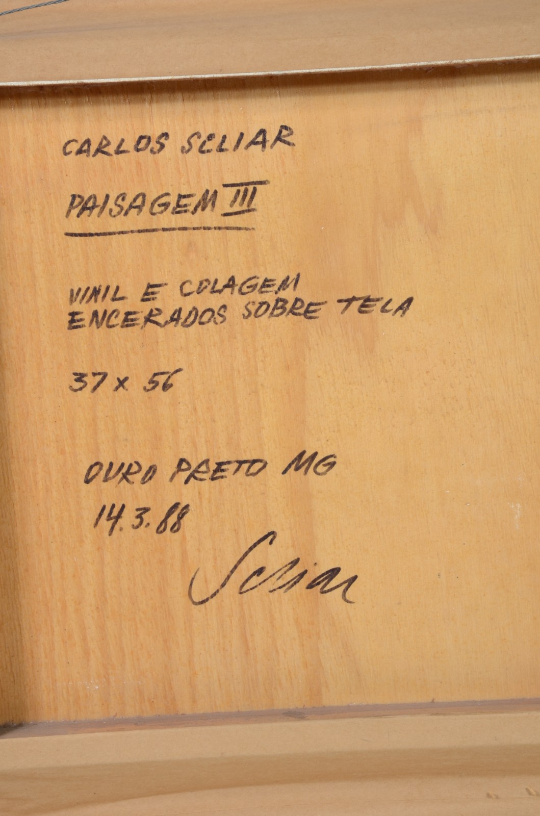 Carlos Scliar (1920-2001), Paisagem III - foto 5 de 5