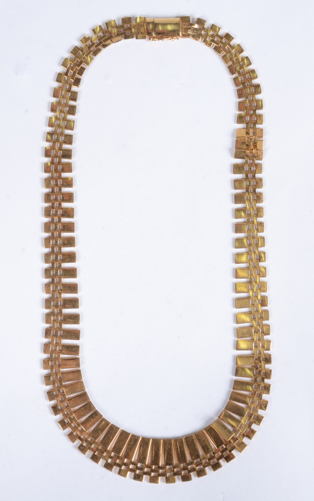 Gargantilha de ouro 18 k. (Por motivos de segurança a peça não se... - foto 2 de 5