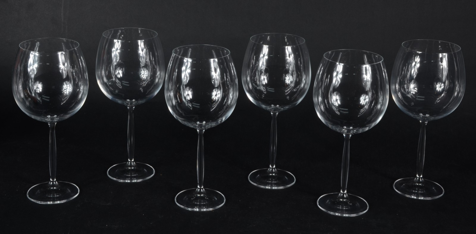 Seis taças de cristal feitio ballon para vinho, 820 ml. - foto 2 de 2