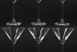 Seis taças de cristal para  Dry Martíni, 150 ml. - Seis taças de cristal para  Dry Martíni, 150 ml.