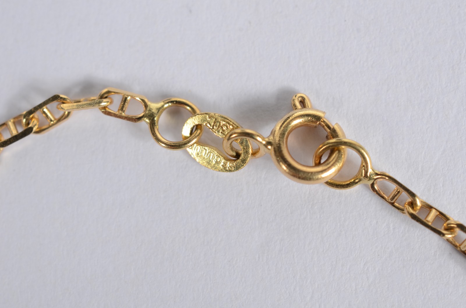 Pulseira de ouro 18 k., contraste 750 mls. (Por motivos de segurança... - foto 2 de 3
