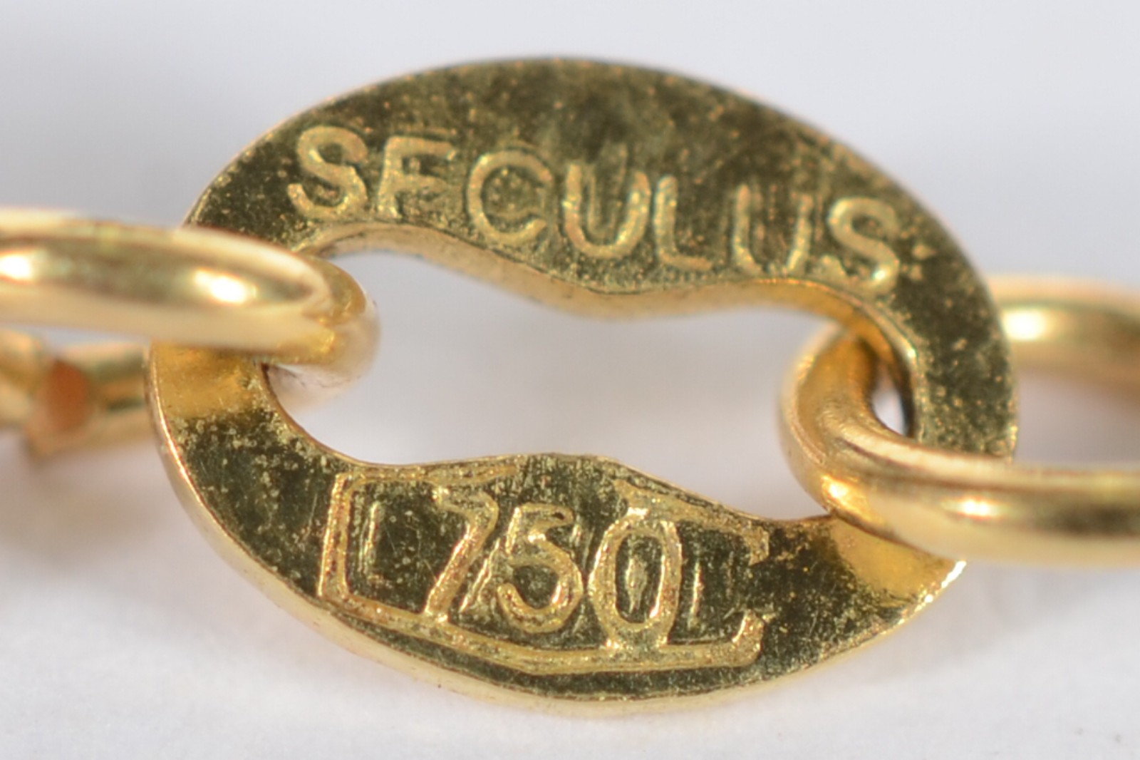 Pulseira de ouro 18 k., contraste 750 mls. (Por motivos de segurança... - foto 3 de 3