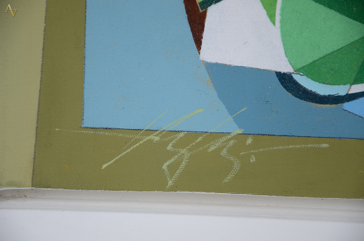 HENRI CARRIERES (1947) - Natureza morta - ost - 50 x 60 - foto 3 de 3