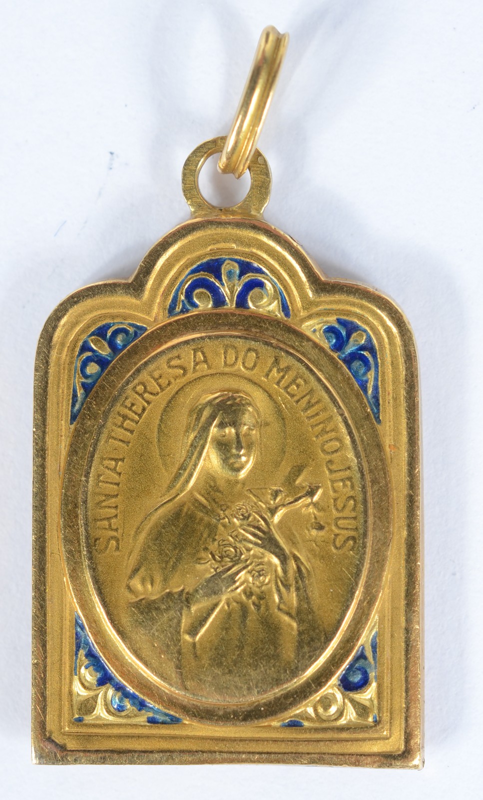 Pendente Sacro "Santa Thereza do Menino Jesus de ouro 18 k. (Por... - foto 1 de 2
