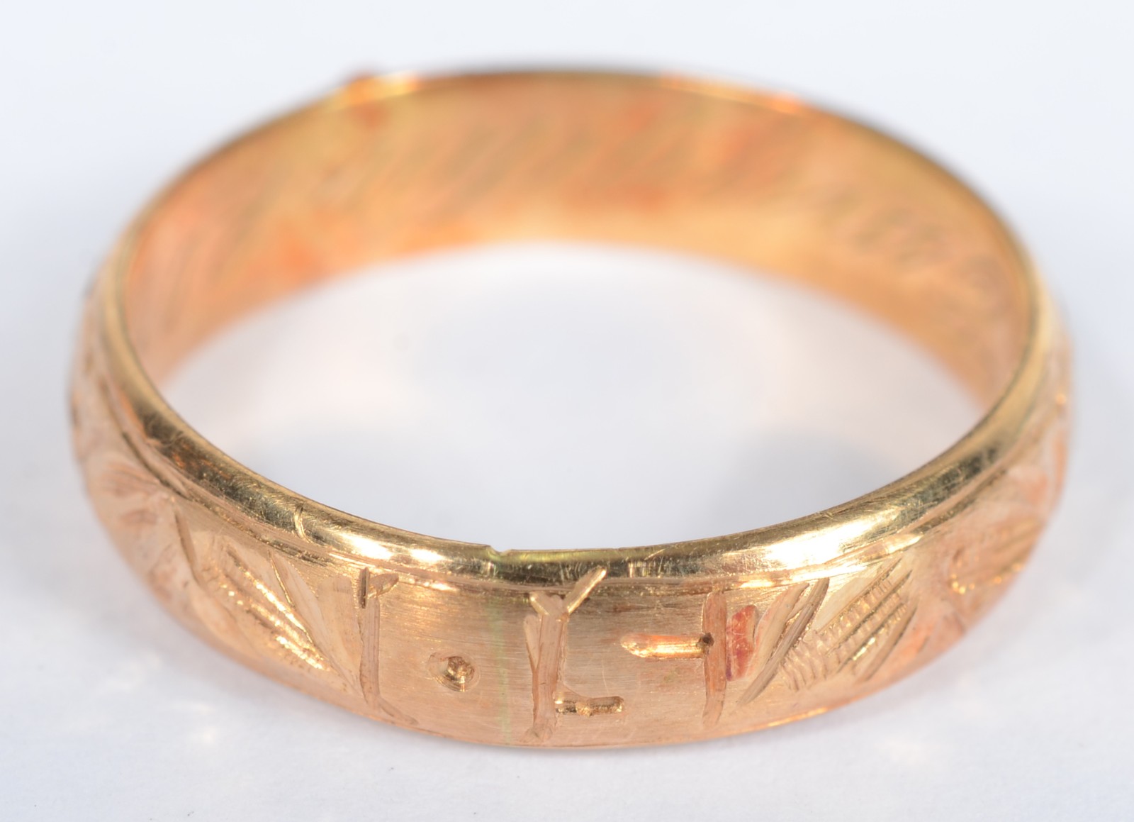 Aliança de ouro 18 k. Aro 18. (Por motivos de segurança a peça não se... - foto 1 de 5