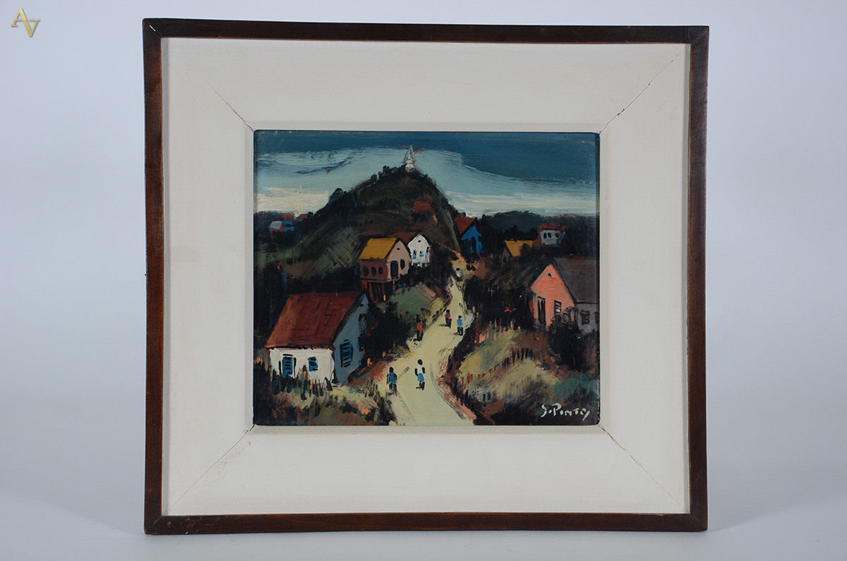 SYLVIO PINTO (1918 - 1997) - Paisagem - ose - 30 x 34 - foto 1 de 3