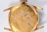 Aureole,  - Relógio com caixa de ouro 18 k., 17 rubis. Mostrador solto. (Por motivos de segurança a peça não se encontra na<br>loja).