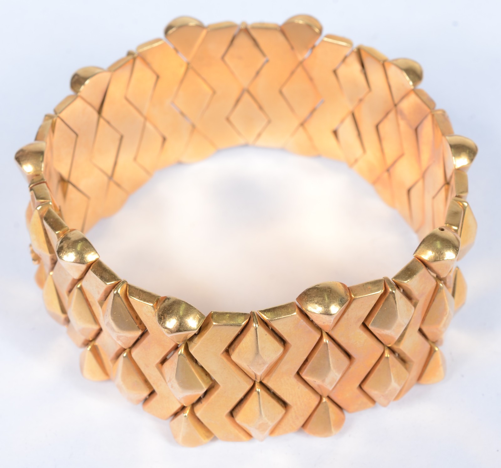 Pulseira de ouro 18 k., contraste 750 mls. (Por motivos de segurança... - foto 1 de 5