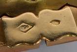 Pulseira de ouro 18 k., contraste 750 mls. (Por... - Pulseira de ouro 18 k., contraste 750 mls. (Por motivos de segurança a peça não se encontra na<br>loja).