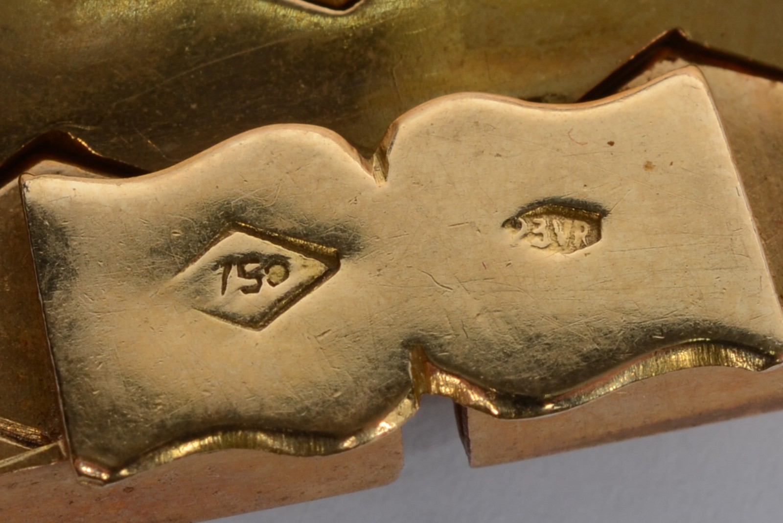 Pulseira de ouro 18 k., contraste 750 mls. (Por motivos de segurança... - foto 5 de 5