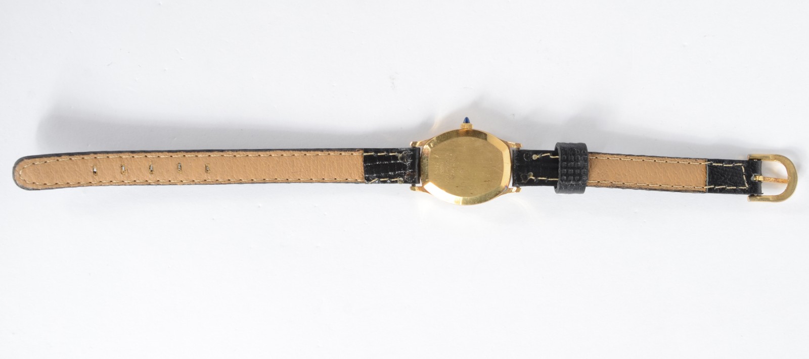 Relógio feminino de pulso, pulseira de couro. (vidro com pequeno... - foto 3 de 7