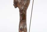 Francisco Stockinger (1919-2009),  - Escultura de bronze representando Guerreiro, base de mármore.