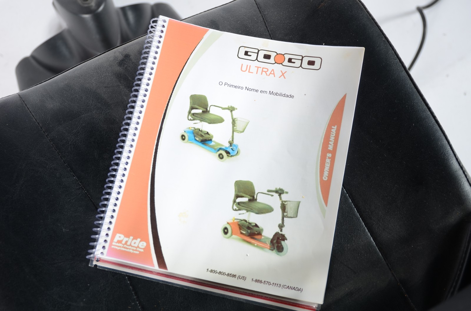 Carrinho com cadeira motorizado, marca Go Go Ultrax, na cor vermelha... - foto 10 de 11