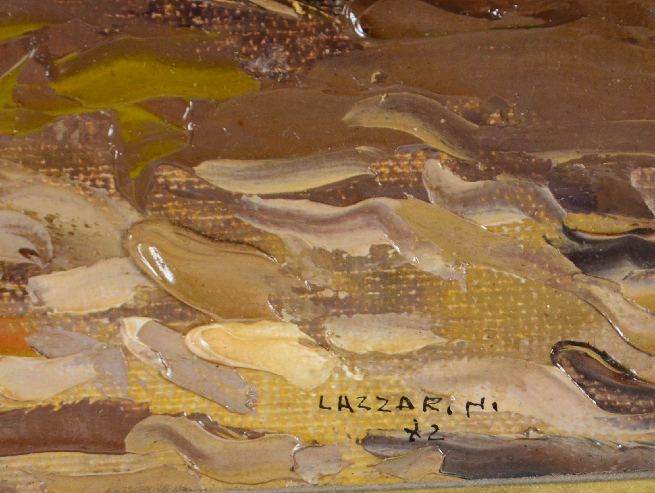  Domenico Lazzarini (1920-1987), Paisagem - foto 2 de 3