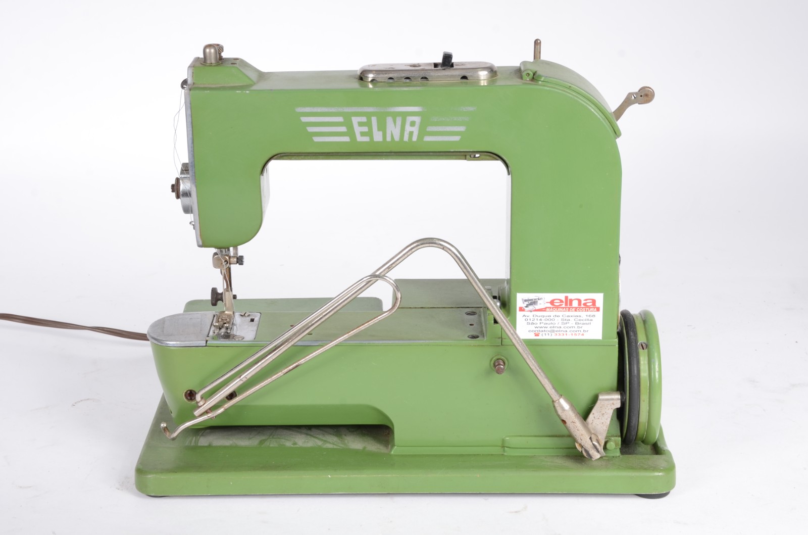 Máquina de costura antiga, marca Elna. - foto 5 de 8