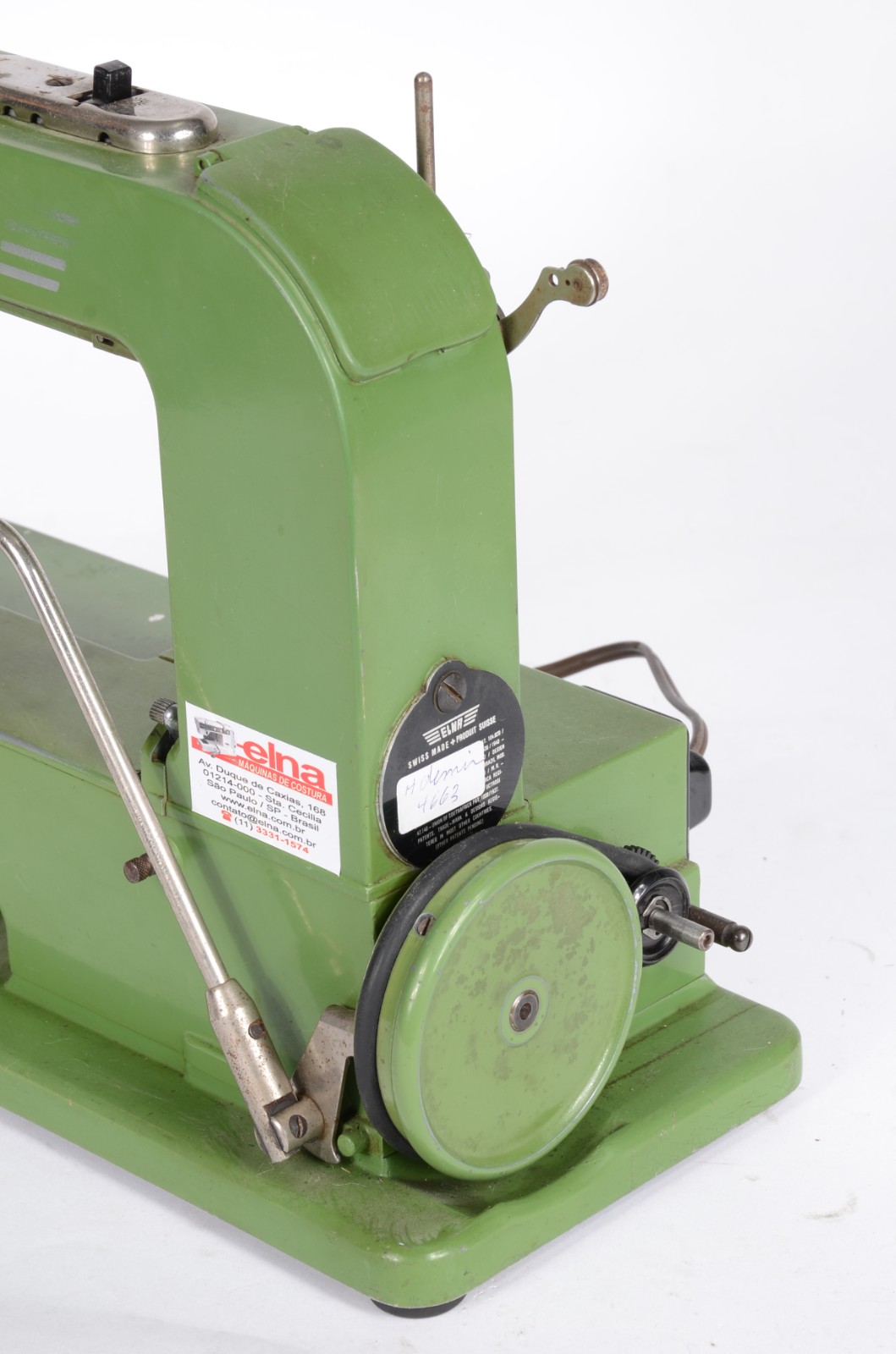 Máquina de costura antiga, marca Elna. - foto 6 de 8