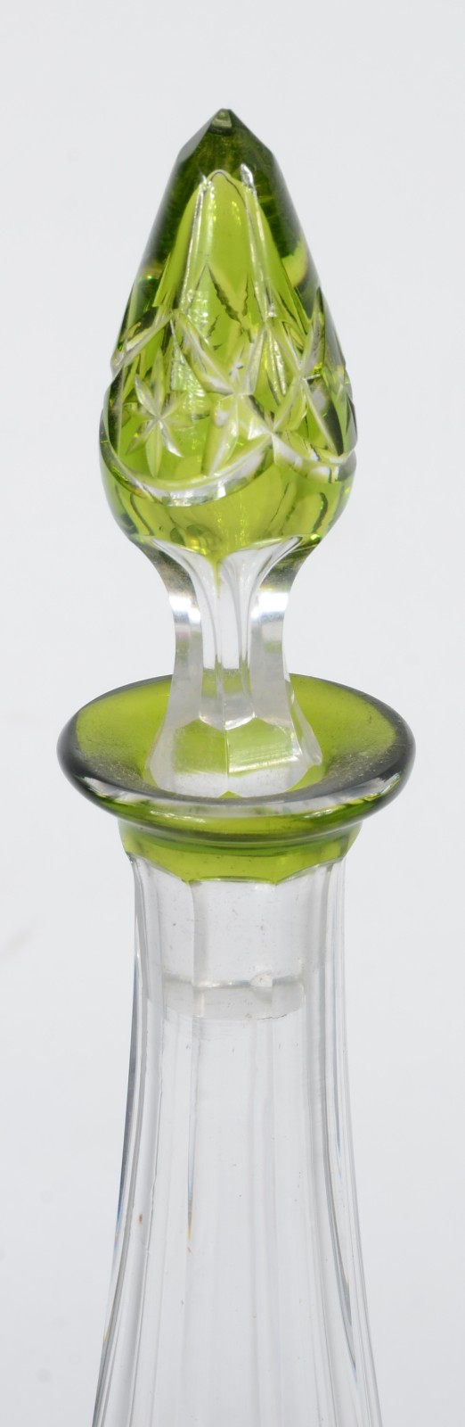 Conjunto com licoreira e 6 taças de cristal lapidado doublé em... - foto 2 de 8
