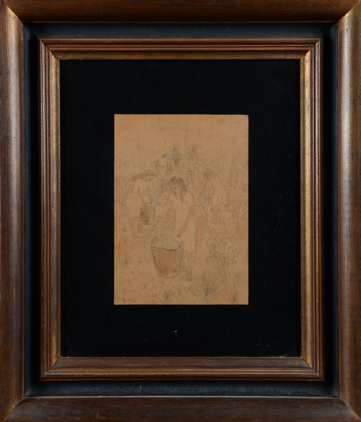 Percy Lau (1903-1972), Colheita de algodão - foto 2 de 6