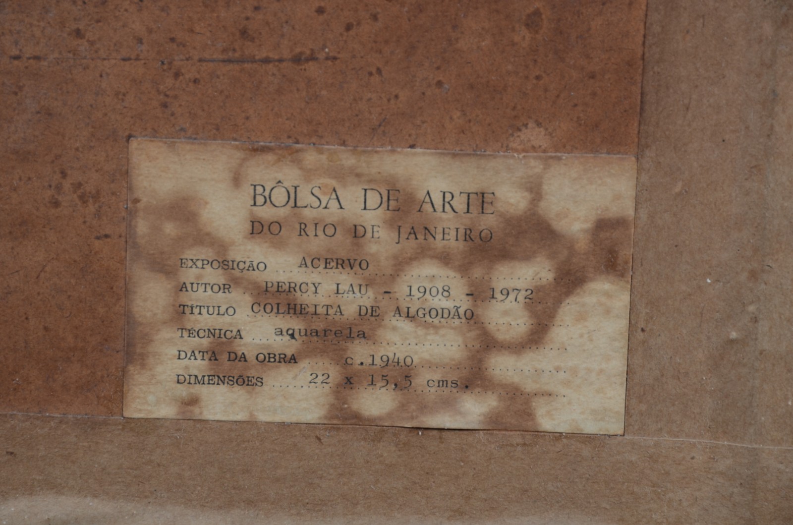 Percy Lau (1903-1972), Colheita de algodão - foto 5 de 6