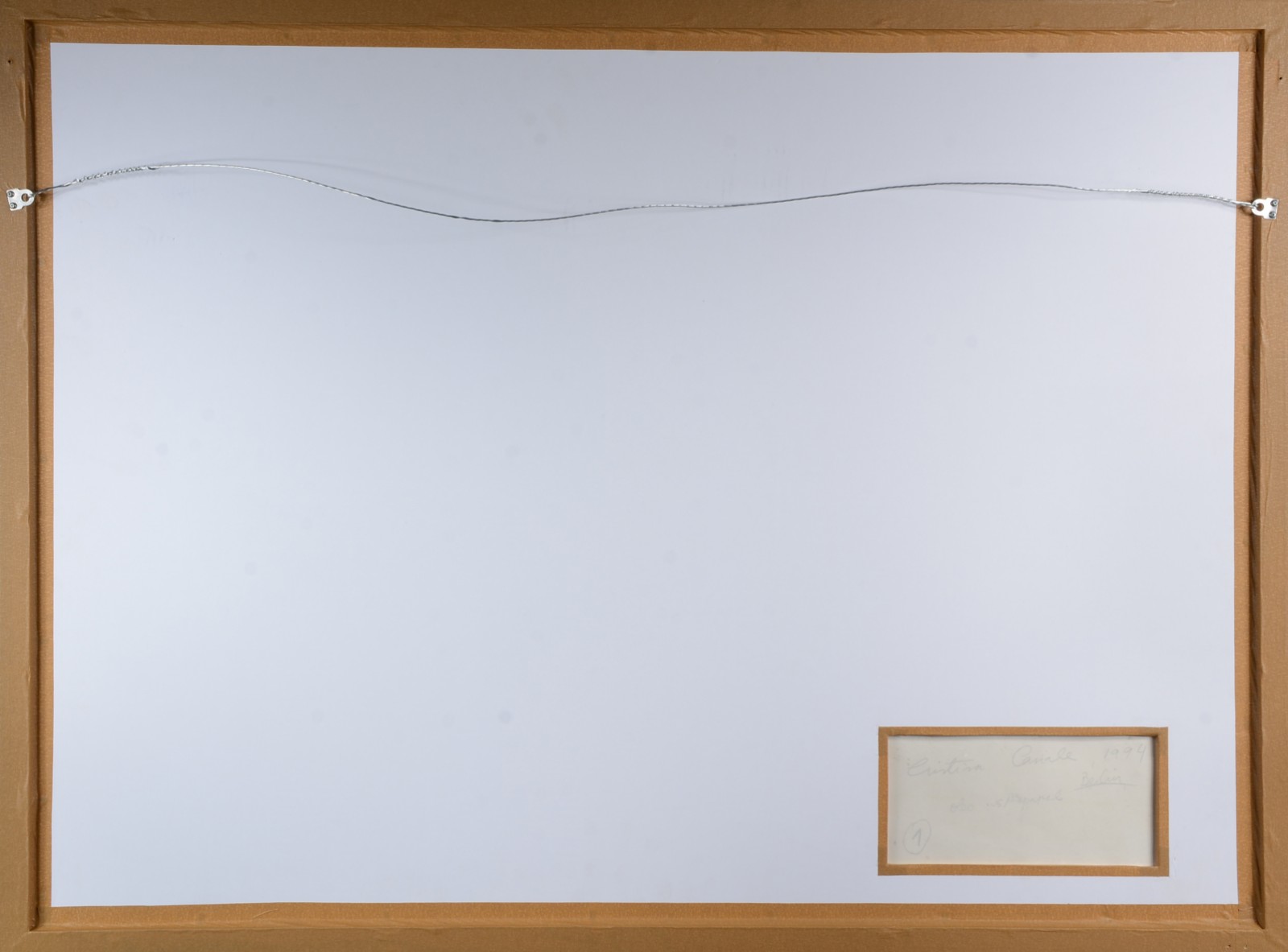Óleo sobre papel. Datada 94. - foto 4 de 5