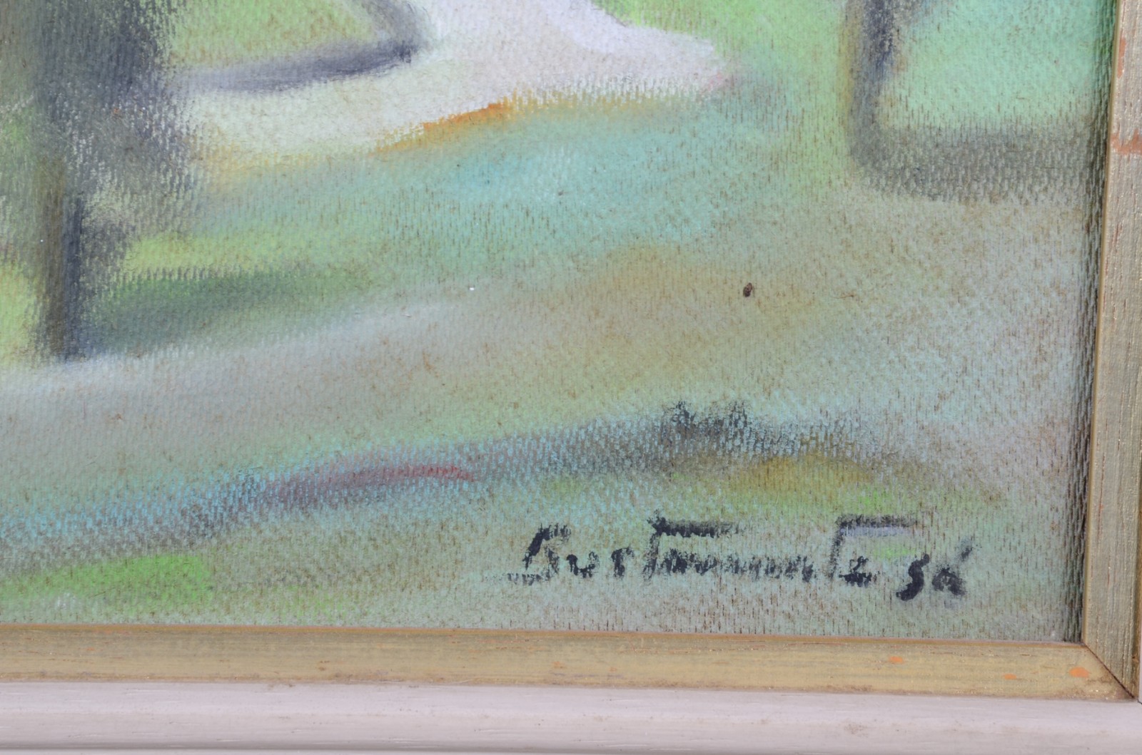Bustamante Sá (1907-1988), Paisagem com Figuras - foto 3 de 4