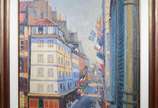 Navarro da Costa (1883-1931), Rua de Paris com ... - Óleo sobre tela. Assinado e localizado, Paris.