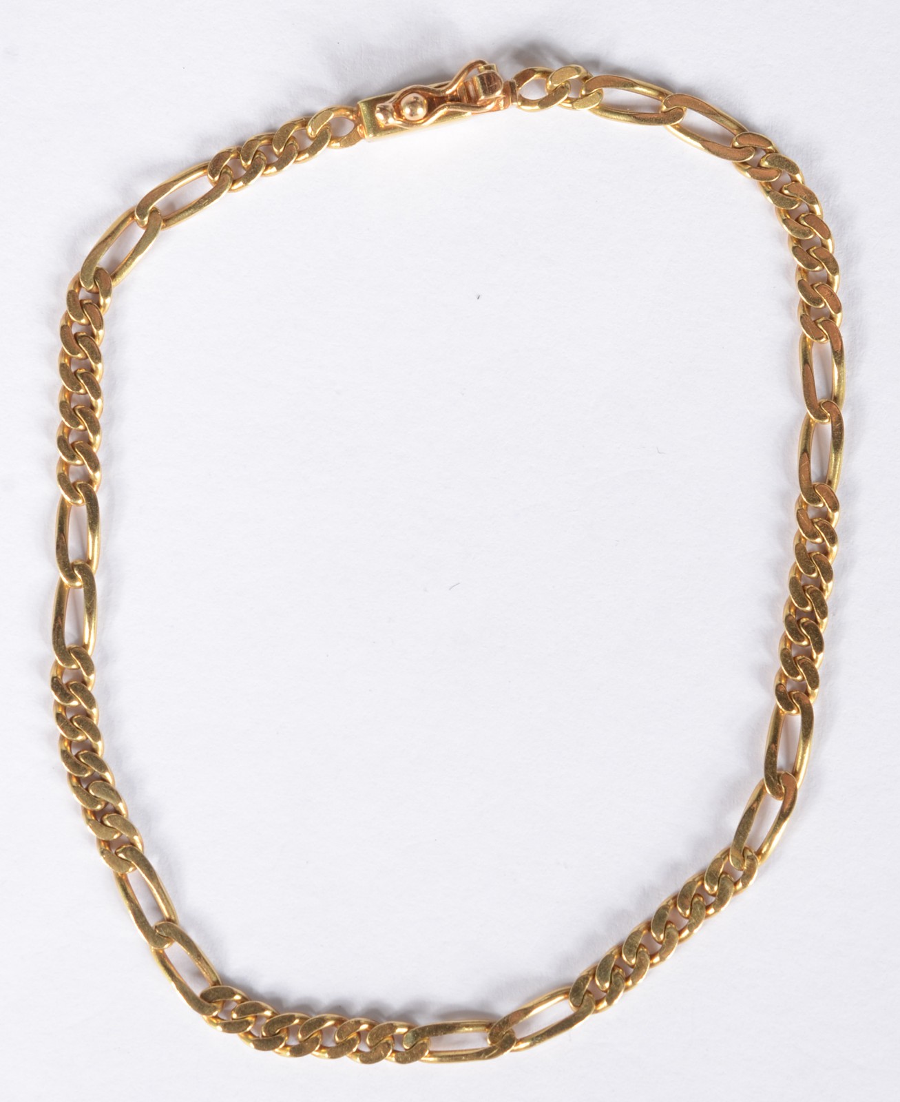 Pulseira de ouro 18 k., contraste 750 mls. (Por motivos de segurança... - foto 1 de 4
