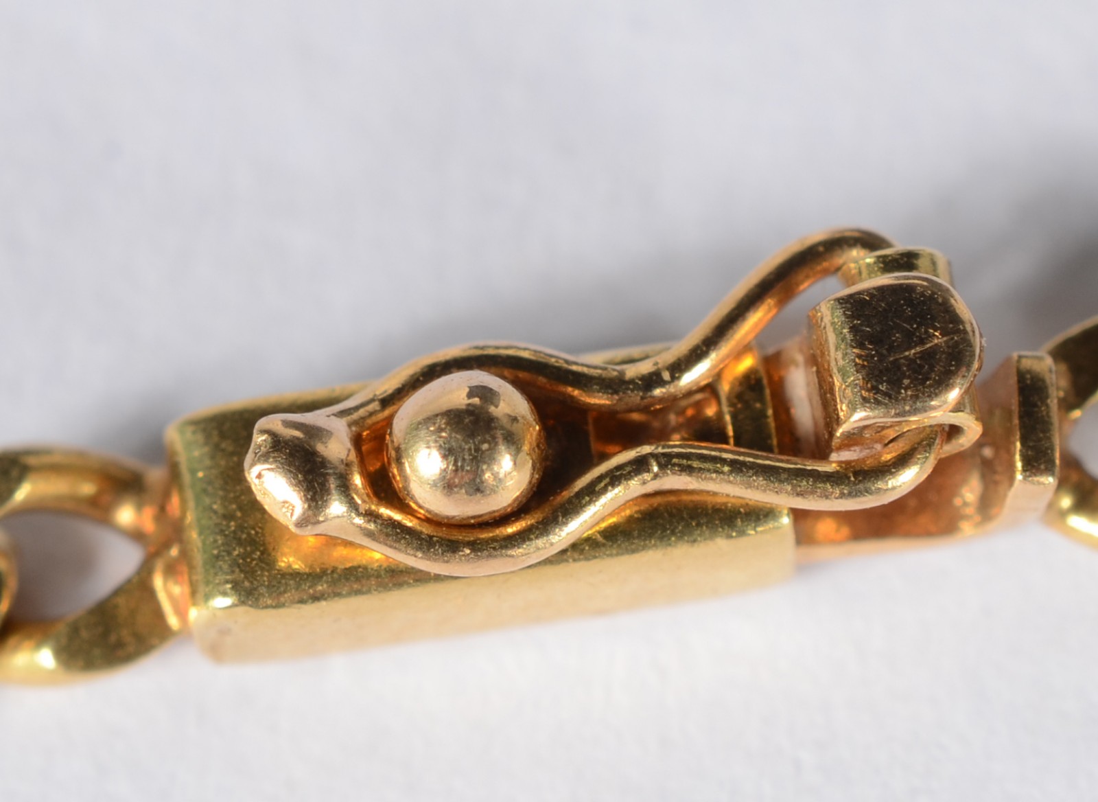 Pulseira de ouro 18 k., contraste 750 mls. (Por motivos de segurança... - foto 3 de 4