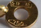Pulseira de ouro 18 k., contraste 750 mls. (Por... - Pulseira de ouro 18 k., contraste 750 mls. (Por motivos de segurança a peça não se encontra na loja).