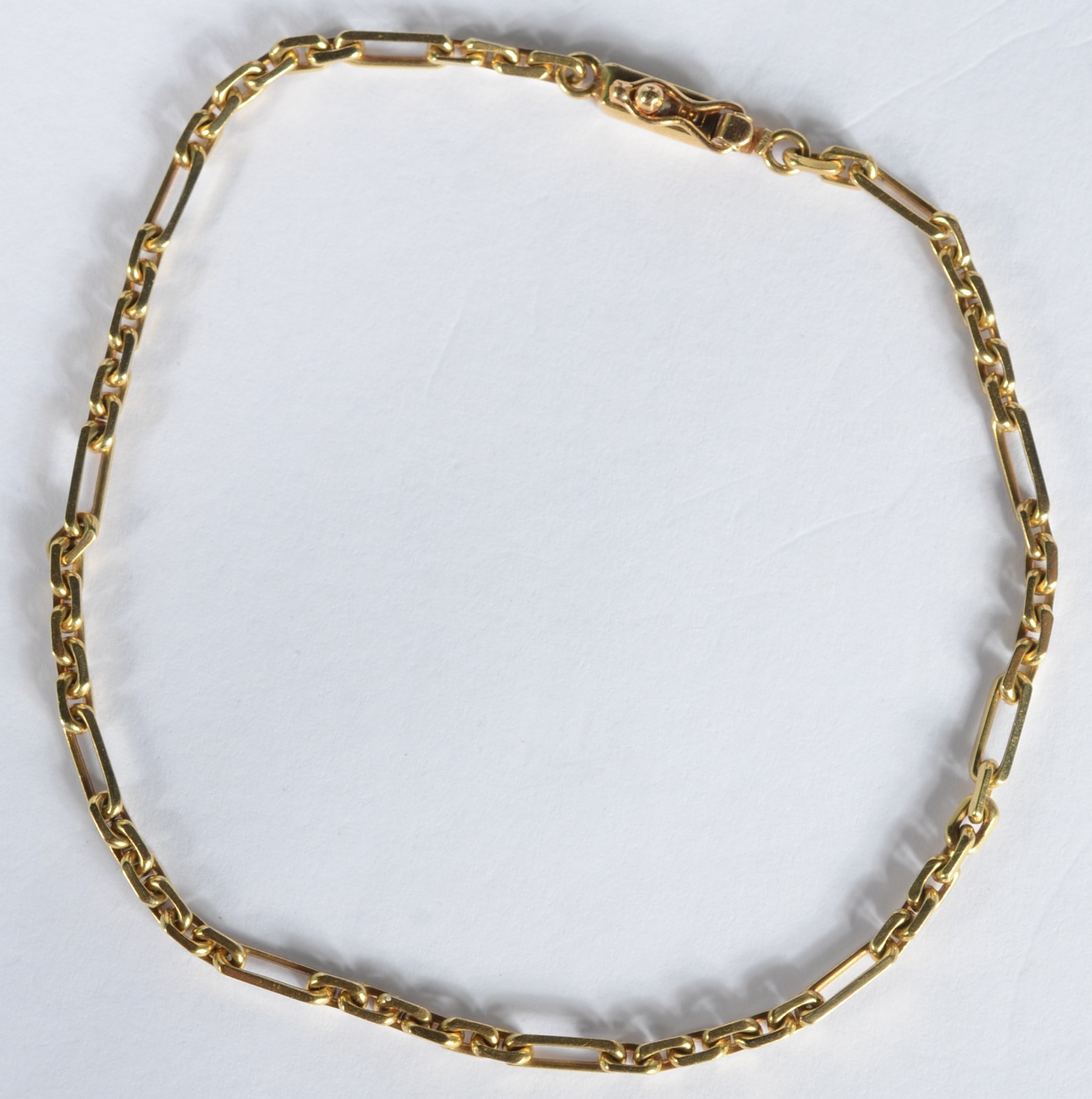 Pulseira "italiana" de ouro 18 k., contraste 750 mls. (Por motivos de... - foto 1 de 4