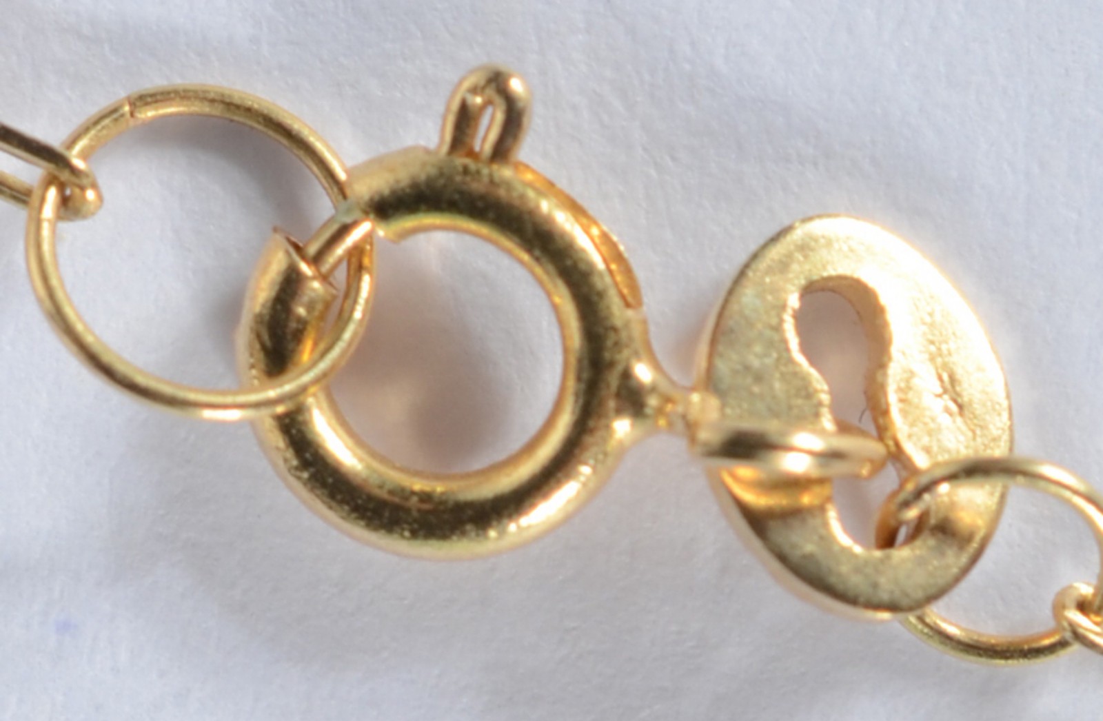 Pulseira para criança de ouro 18 k. (Por motivos de segurança a peça... - foto 2 de 3