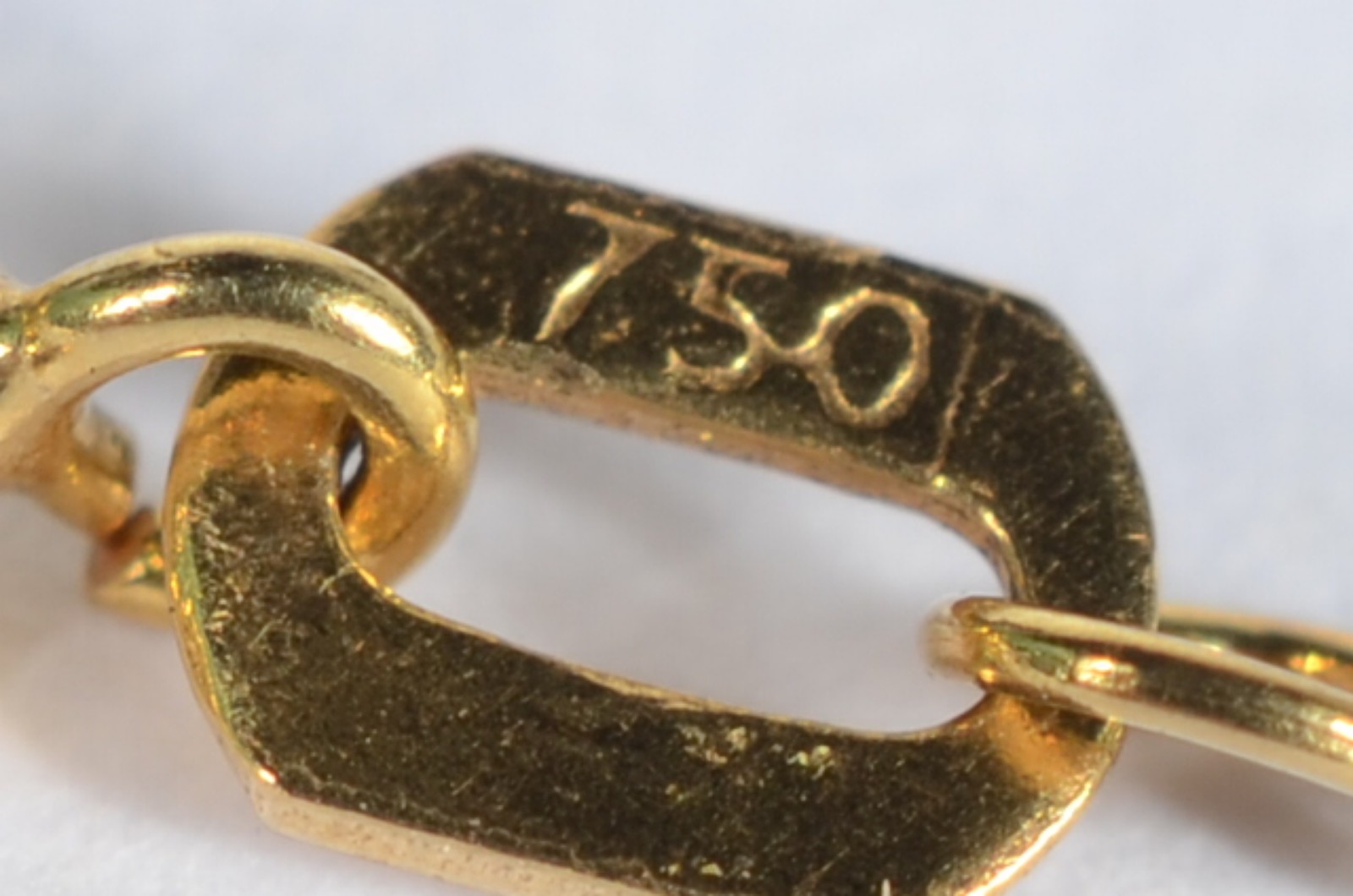 Colar de ouro 18 k., contraste 750 mls. (Por motivos de segurança a... - foto 5 de 6