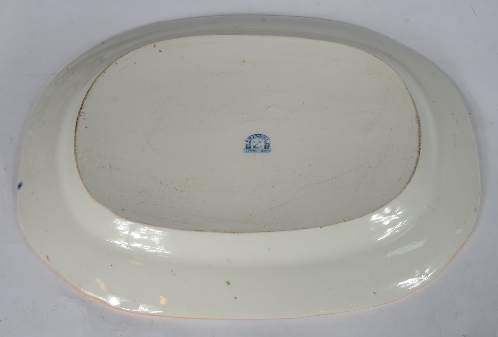 Sopeira de porcelana inglesa (rachada e tampa com rachadura e furo)... - foto 6 de 10