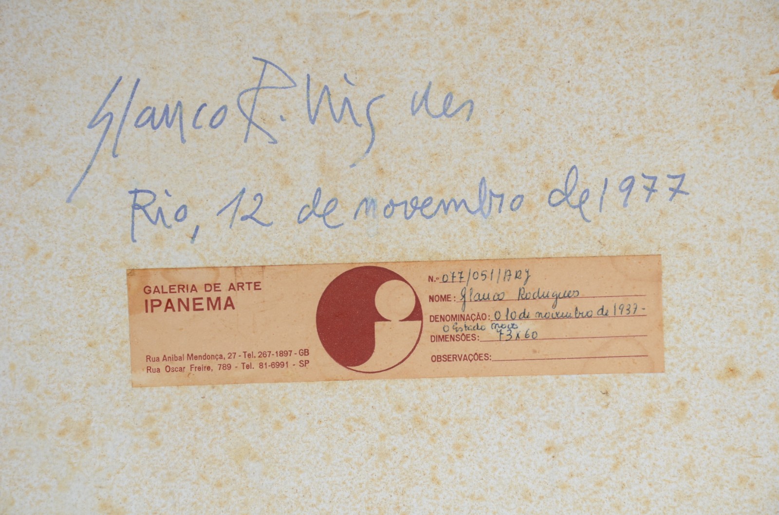 Glauco Rodrigues  (1929-2004) - foto 5 de 5