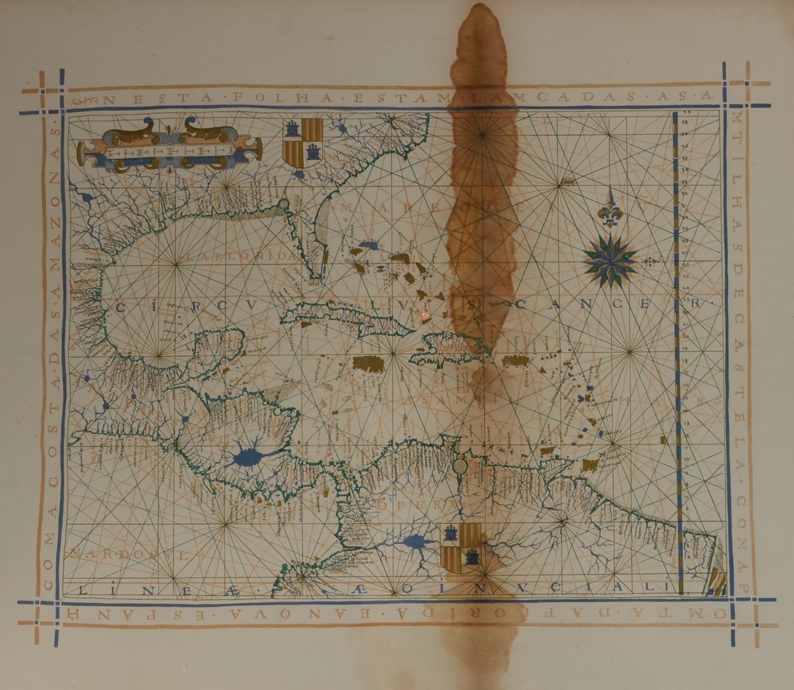 Par de mapas (manchados). - foto 3 de 5