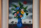 Marysia Portinari (1937), Vaso de Flores - Óleo sobre tela.