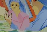 Cícero Dias (1907-2003), Figuras - Serigrafia - tiragem 3/200.