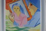 Cícero Dias (1907-2003), Figuras - Serigrafia - tiragem 3/200.